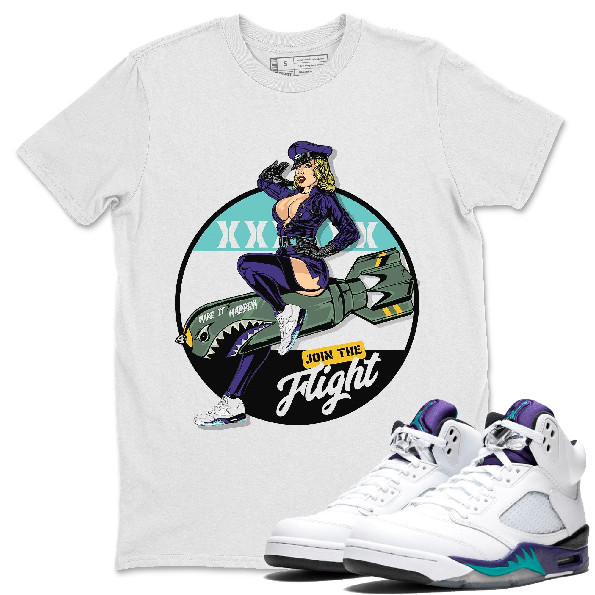 Cordunk Grape Sneaker T-Shirt – Inspired By J1 5 Alternate Grape (Men's S-3XL)