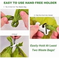 thumbnail image 5 of Leash Mounted Dog Poop Bag Holder with Large Opening & Waste Bag Carrier, Black, 5 of 9