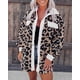 thumbnail image 1 of Abrigos de peluche de leopardo para mamá, ropa de invierno informal con estampado de vaca, abrigo de guepardo para bebé, 2023, 1 of 4