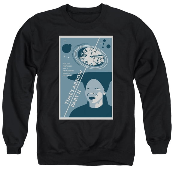 Star Trek Tng Season 6 Episode 1 Adult Crewneck Sweatshirt Black