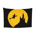 thumbnail image 1 of ZICANCN Funny Tapestry for Bedroom Aesthetic,Flying Full Moon Pattern Wall Tapestry for Living Room 60x40 Inches, 1 of 8