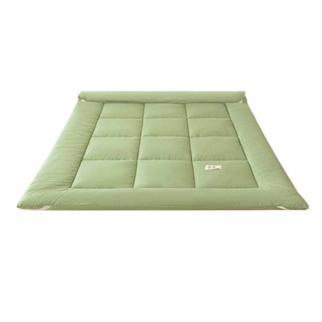 SLYNSHome Liquidation Protège-Matelas Format Simple Dessus Coussin Respirant Surmatelas 70x79x1.2 Pouces Housse de Matelas - Vert