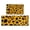 Yellow And Black, variant on Yellow and Brown Of Leopard Print Kitchen Rugs Sets Of 2,Anti Fatigue Kitchen Mat Rugs Non Slip Washable,Decorative Kitchen Floor Mats for Kitchen,Sink,Laundry,17"x30" 17"x47"