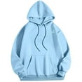 thumbnail image 1 of Men's Fall Winter Plus Size Hoodless Pullover Fashion Top Hop Oversized Crew Neck Sweatshirt Garment, 1 of 4