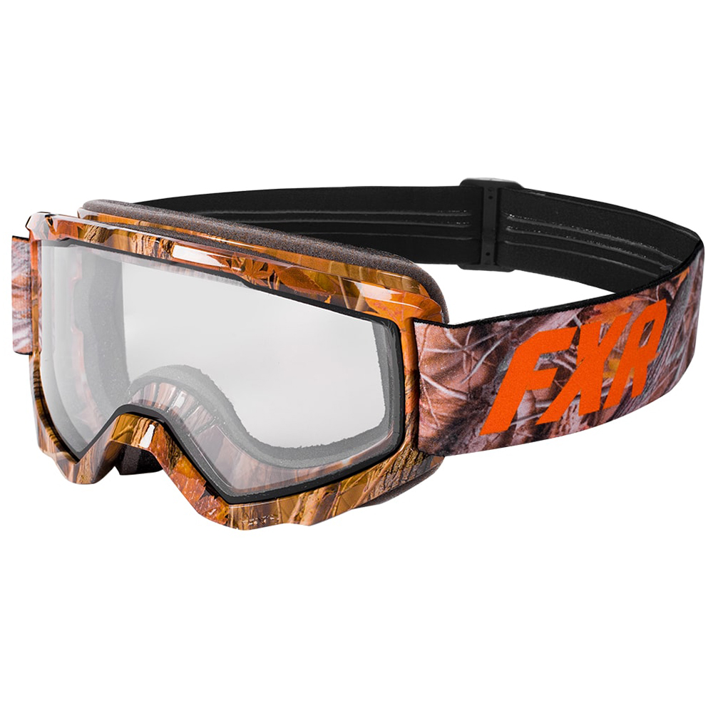 FXR Squadron Goggle Impact Resistant Dual Pane Lens Anti Fog/Scratch UV