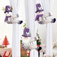thumbnail image 3 of 2 PCS Gnome Curtain Tieback Holders - Christmas Themed Fabric Curtain Clips for Window Decor, Holiday Home Accents, and Festive Room Decorations, 3 of 7