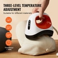 thumbnail image 6 of KFFKFF Cap Press Device, Compact Cap Heating Press with Trio Heat Settings, Features 6.1 x 3.5 inch Curved Plate, Secure Stand & Glove, Auto Power-Off, White, 6 of 9
