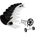 thumbnail image 5 of Cover Reel For Above Ground Pool, 8pcs Swimming Pool Solar Cover Reel Attachment Kit, Swimming Pool Telescopic Bubble Cover Reel, 5 of 5