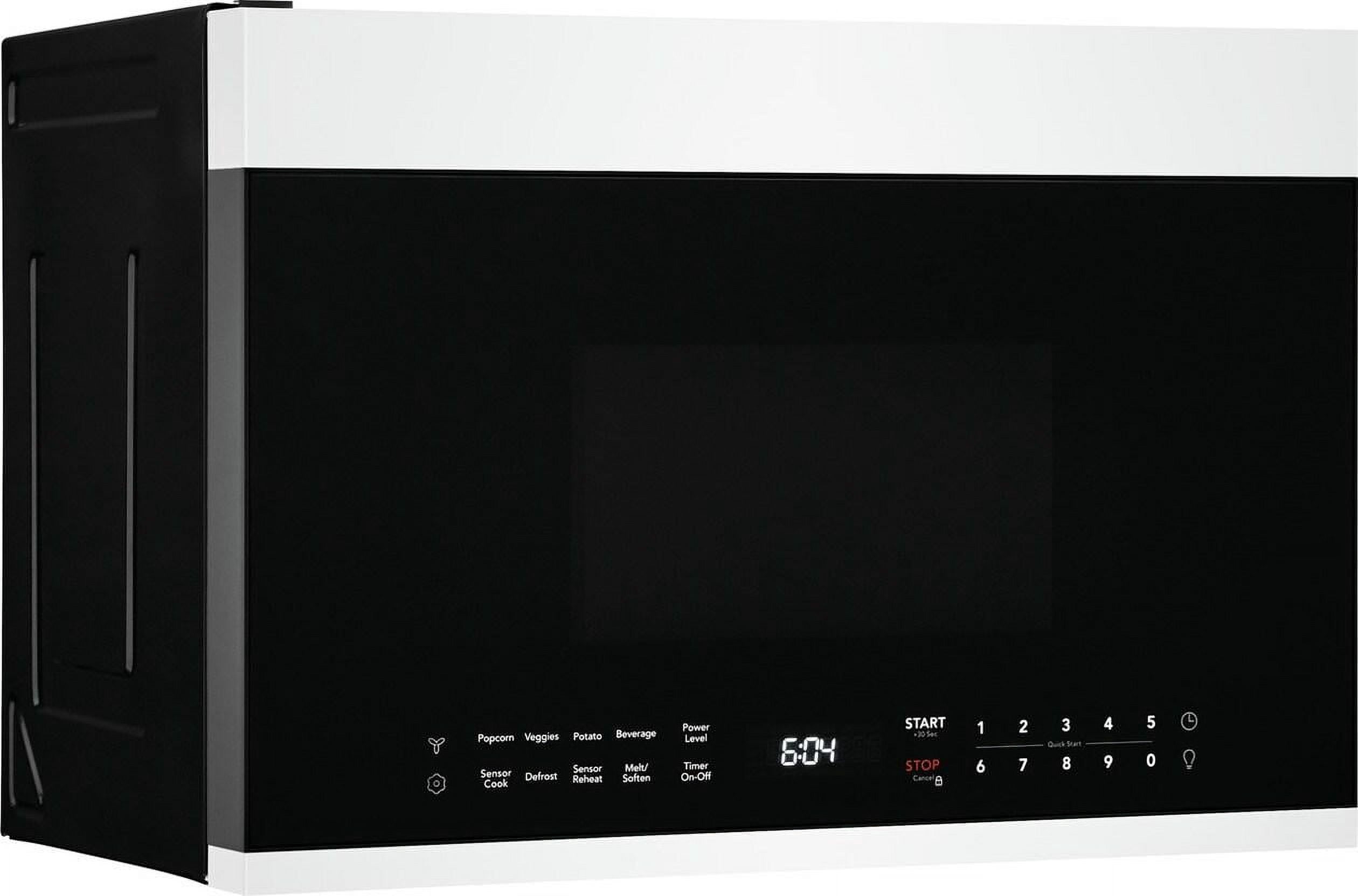 Frigidaire UMV1422UW 24 Inch Over the Range Microwave Oven with 1.4 cu. ft. Capacity, 1000 Cooking Watts in White