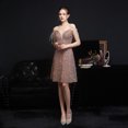 thumbnail image 1 of Vestido de noche para banquete, nuevo vestido corto de fantasía con cuentas para mujer, vestido de fiesta estilo hada, 1 of 6