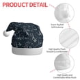thumbnail image 4 of Salouo Romantic Eiffel Tower for Adult Christmas Hat Xmas Holiday Hat Santa Hat for Women & Men Festive Headwear Accessories Fit for Christmas/ New Year/Holiday/Party,1PC, 4 of 6