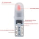 thumbnail image 4 of Bombilla LED para coche T5 2SMD 3014 3020, luz de instrumentos, luz de control central, luz de maquillaje, luz indicadora de astigmatismo 3D, 4 of 5