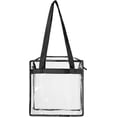 thumbnail image 6 of Clear bags Stadium Approved Clear Tote Bag with Zipper Closure Crossbody Messenger Shoulder Bag with Adjustable Strap, 6 of 6
