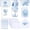 Soft Blue, variant on 36 Sets Pet Sympathy Cards for Dogs Cats with Envelopes and Stickers, Loss of Dog Condolence Cards Bulk, Thoughtful Bereavement Sympathy Gifts for Loss of Beloved Pet(Soft Blue)