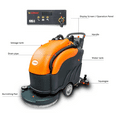 thumbnail image 3 of RT50 Battery Powered Walk-Behind Floor Scrubber, 22" Brush Cleaning Path, 30000 Sqft/h Efficiency, 3 of 7