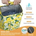 thumbnail image 2 of Travel Cooler Bag - Lemon Camping Beer Cooler Backpack with Bottle Opener- Waterproof Insulated Picnic Backpacks - Cooler Bag for Beach, 2 of 6