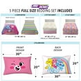 thumbnail image 4 of Care Bears Kids Full Bed in a Bag, Comforter and Sheets, Pink and Purple, Cloudco, 4 of 9