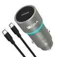 thumbnail image 1 of Cargador Automóvil Carga Turbo 20W QC 3.0 Tipo C 1Hora + Cable Tipo C a Tipo C, 1 of 3