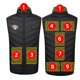 thumbnail image 1 of Usb Bloque de Carga, Cremallera Unisex Doble Control 9 Zona de Calefacción de Algodón Chaqueta, Caliente Chaqueta de Vestido para Hombre, 1 of 1