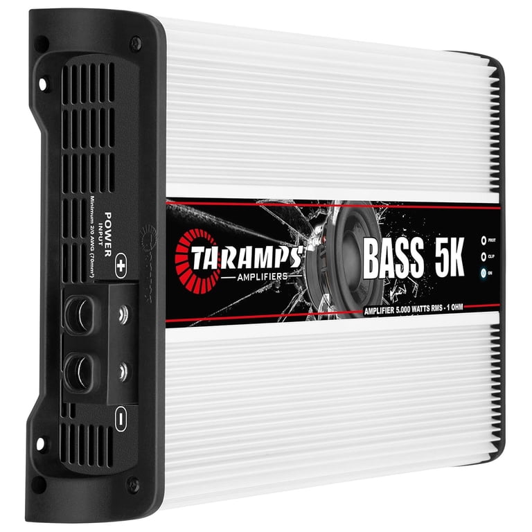 Taramps Car Amp BASS 5K, 5000 Watt RMS, 1 Ohm Mono Amplifier for
