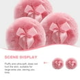 thumbnail image 6 of LOLIPPYY Set of 2 Soft Powder Puff Makeup Applicators with Bowknot Design for Loose Powder Finish, 6 of 8