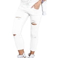 thumbnail image 1 of Pantalones pitillo de cintura alta con cordón de Color sólido de talla grande para mujer Tan Jianjun  unisex, 1 of 2