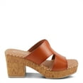thumbnail image 2 of Patrizia Women's STELLANA Slide Cork Platform Sandals Camel EU 40 / US 9, 2 of 5