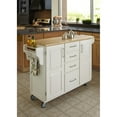 thumbnail image 2 of Create-A-Cart Off-White Kitchen Cart, 2 of 4