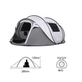 thumbnail image 6 of CEORPER Large Family Burst Up Tent Accommodates 8 Campers 92x66 foot Area Impermeable Substance, 6 of 9