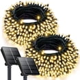 thumbnail image 1 of Guirnalda de luces solares OZS 2x120 LED, 29 m, impermeables para exteriores, 1 of 8