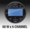 thumbnail image 5 of Sound Storm Laboratories SGR3.62 Marine Boat Stereo Gauge Receiver & 6.5 Inh Speakers - Bluetooth Audio, No CD DVD Player, AM/FM Radio, IPX6 Weatherproof, Dipole Antenna, Built-in Amplifier, 5 of 9