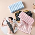 thumbnail image 5 of Exfoliating Washcloth Towel，Exfoliating Body Scrubber Exfoliator, Loofah Sponge Wash Cloth for Shower Bath，Pink, 5 of 7