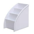 thumbnail image 7 of Plastic Remote Control Holder with 3 Compartments, Office Organizer for Desk, Storage Caddy for Remote Control, Pencil, Pen, Keys, Mobile Phone and Makeup Brushes, 7 of 7