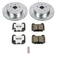 thumbnail image 3 of PowerStop Rear Z26 Street Warrior Carbon-Fiber Ceramic Brake Pad and Drilled and Slotted Rotor Kit Fits: SUBARU Select Models K2913-26, 3 of 9
