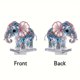 thumbnail image 2 of Bearachild Adornos decorativos de elefantes coloridos para regalos de mamá. Decoración de escritorio con forma de elefante. Decoración del hogar, 2 of 6
