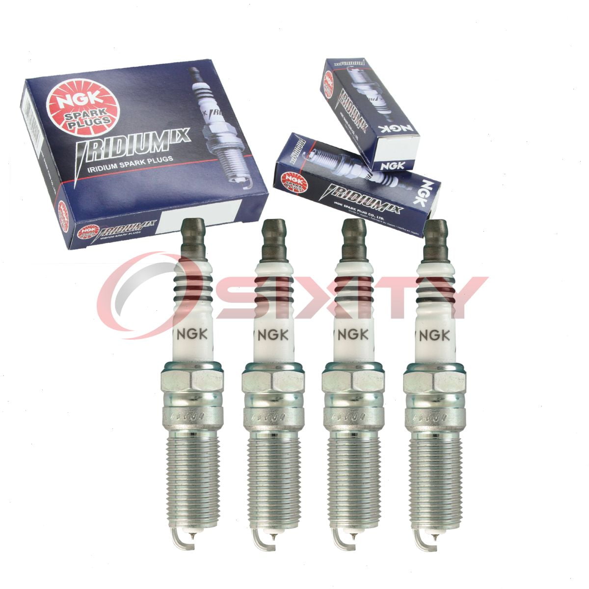 4 pc NGK 6509 Iridium IX Spark Plugs for 3017 4714 4719 5339 6728 9617 CYFS12YP HR7MPP30X IT20TT ITV20 ITV20TT IVT20TT SP526 XP5363 XP5863 Ignition Wire Secondary Fits select: 2011-2021 FORD F150