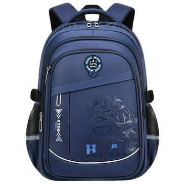 Kivdit School Backpack for Boys,School Bag for Kids Teens,Reflective Bookbag Gifts for Boys,Blue