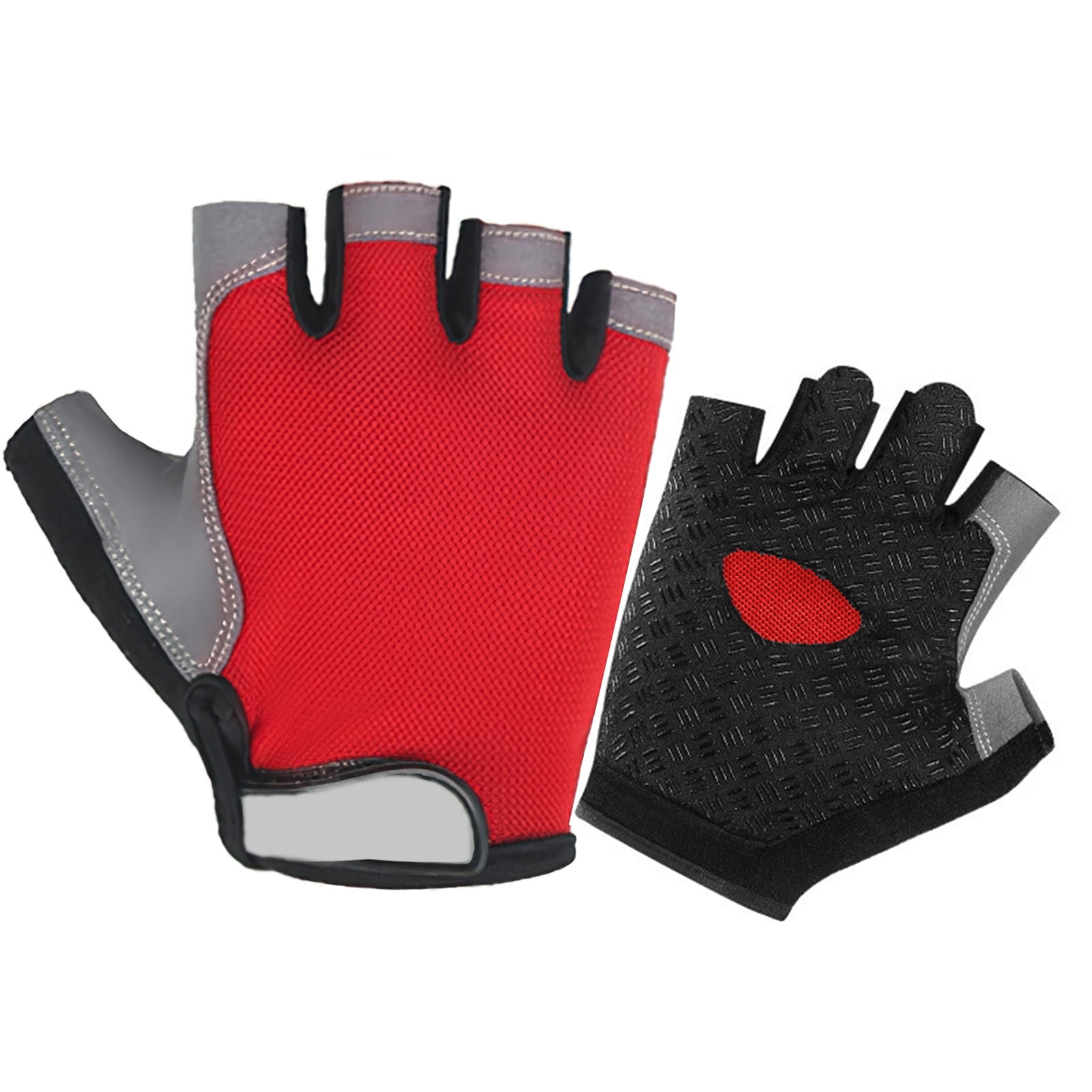 Bicycle Cycling Gloves Kids Rabbit Sports Non Slip Breathable Half Finger 