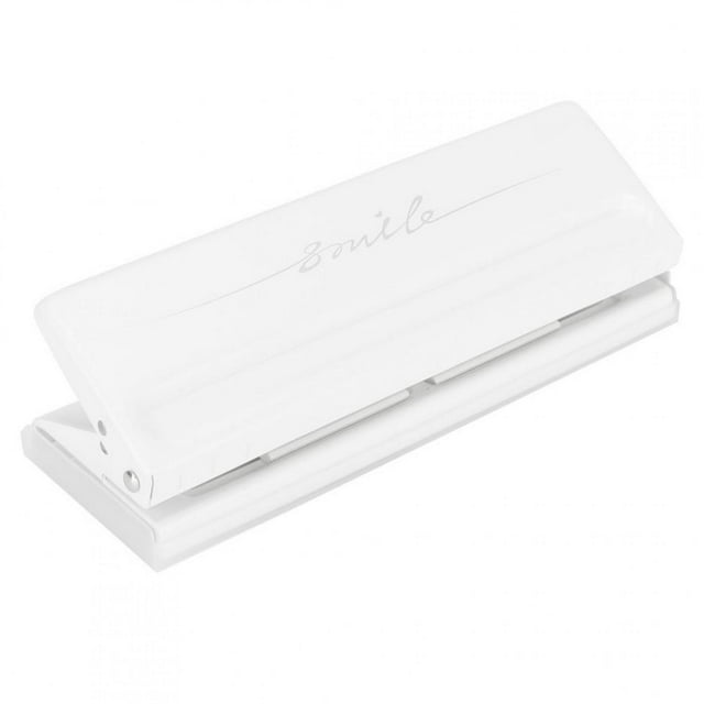 Perforadora de papel Amonsee Manual 3 Colores para Office Home School