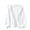 White, variant on PIWHJQK Boys Girls Long Sleeve Casual Hooded Coat Solid Hooded Zip Up Jacket for Kids Sun Protection Kids Outwears