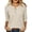 *Khaki, variant on VBVC Women's Vertical Striped Henley Blouse , Casual 3/4 Sleeve Tunic Tops For Women , Ladies' Button V Neck Work Shirts with Pockets, Black , S-2XL