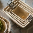 thumbnail image 2 of Wire Basket With Linen Liner Rectangular, 2 of 4