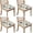 Pioneer Flower-13, variant on Pioneer Flower Seat Covers for Dining Room Chairs Set Of 4,Stretch Printed Washable Chair Seat Cover with Elastic Ties and Button,Removable Waterproof Couch Cushion Covers