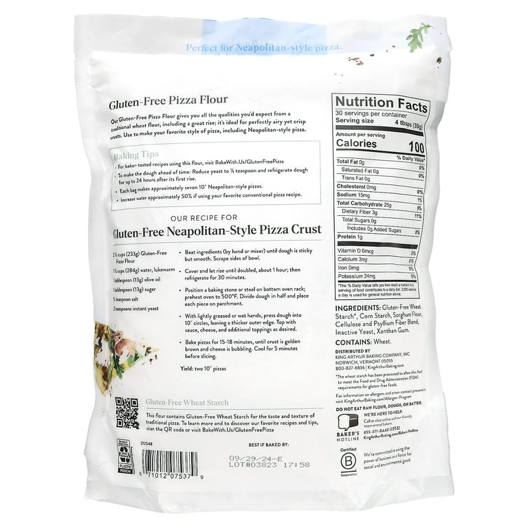 King Arthur Baking Company Ready Mix Gluten Free Pizza Flour