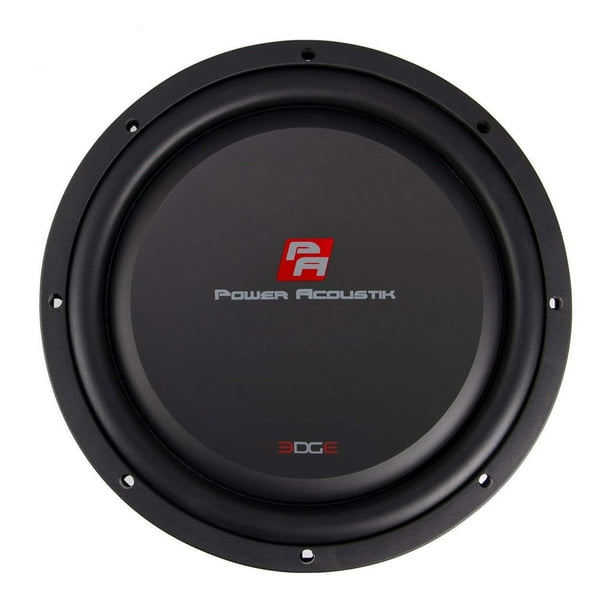 Power Acoustik EW124S Edge Shallow Series 4Ohm Subwoofer (12", 1,400 Watts Max)