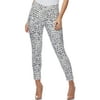 Sofia Jeans by Sofia Vergara Rosa Curvy High Waist Animal Leopard Ankle Jeans, Women's