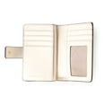 thumbnail image 3 of Michael Kors Women's Jet Set Medium Floral Embellished Signature Logo Bifold Wallet (Light Cream Multi), 3 of 6