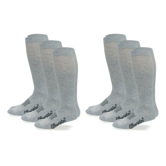 Men's Western Boot Cushion Over the Calf Socks 6 Pack Socks