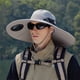 thumbnail image 5 of Sombrero de pesca al aire libre alimentado por energía solar con ventilador dual recargable USB incorporado | Protección solar de malla de ala ancha | Enfriamiento ajustable de 3 velocidades |, 5 of 6