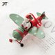 thumbnail image 2 of Colgante navideño de hierro retro, estilo antiguo, avión de Papá Noel, adorno colgante para árbol de Navidad, decoración para fiestas, 2 of 5